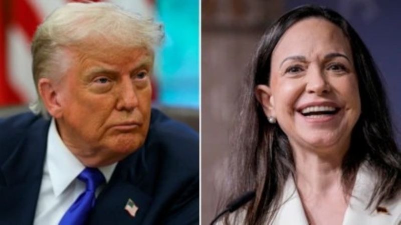 Trump recibe este jueves a María Corina Machado en la Casa Blanca