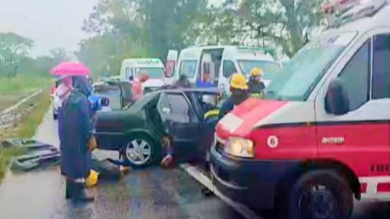 Catamarqueño involucrado en un choque frontal en Tucumán