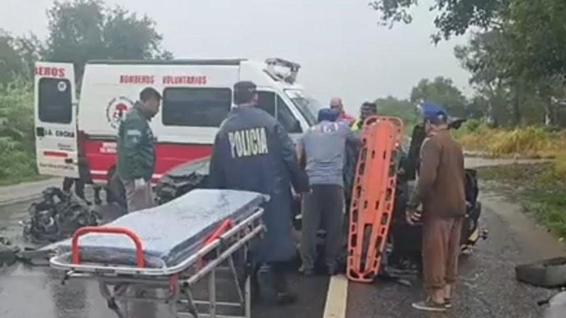 Catamarqueño involucrado en un choque frontal en Tucumán