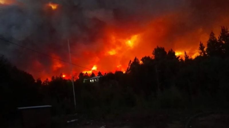 Por incendios, suspenden amistoso de Racing en Chile