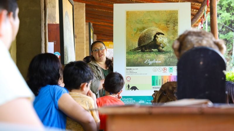 La Mega Fauna de Catamarca convocó a pequeños “paleotólogos” en Pueblo Perdido