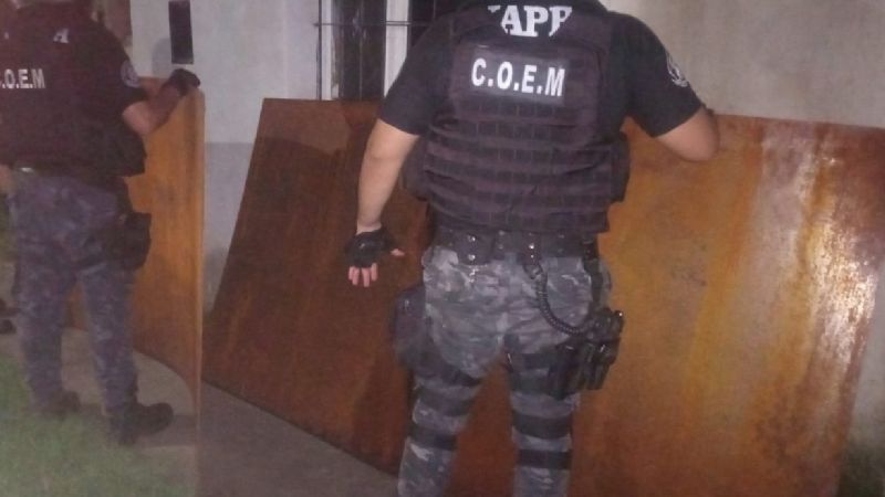 Lo interceptaron tras un robo domiciliario
