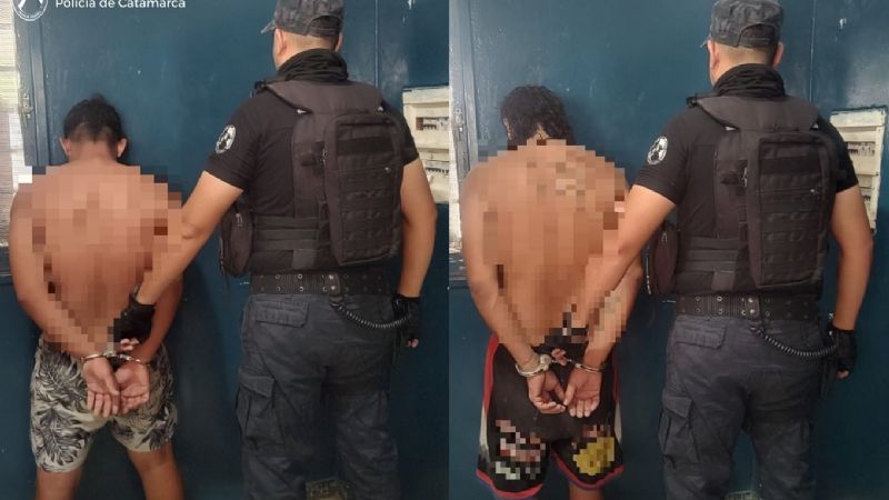 A las piñas en la calle