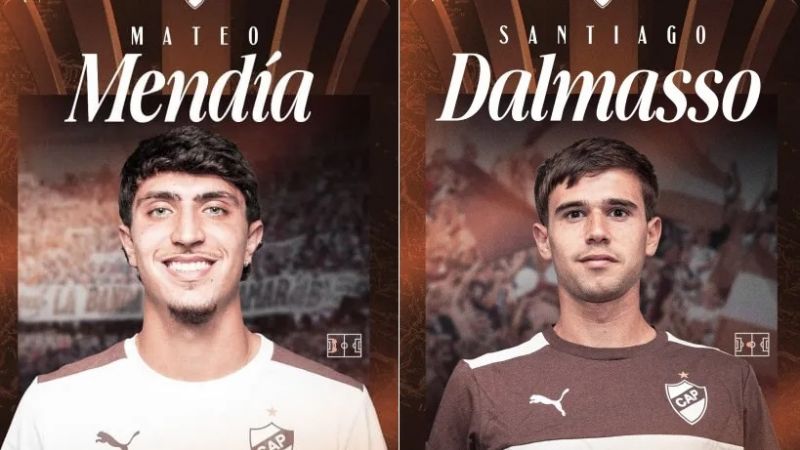 Mendía y Dalmasso, con Platense a la Libertadores