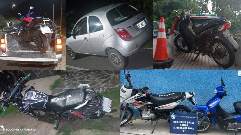 Múltiples intervenciones policiales en Valle Central e Interior