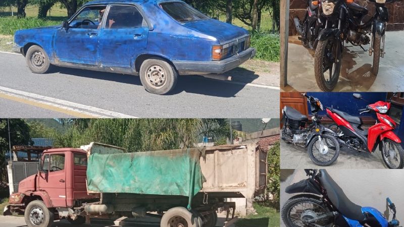 Secuestraron más de 50 vehículos y arrestaron a 12 personas