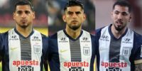 Carlos Zambrano (centro), Miguel Trauco y Sergio Peña Flores, los tres acusados por abuso sexual en Alianza Lima.
