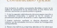 El comunicado oficial de Alianza Lima tras la denuncia por abuso sexual a tres jugadores del club.