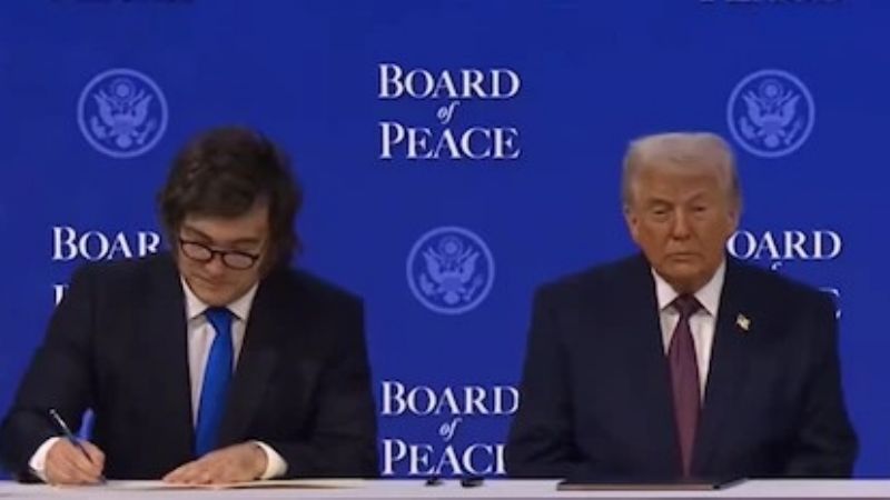 Milei firmó la integración de la Argentina al Consejo de Paz creado por Trump