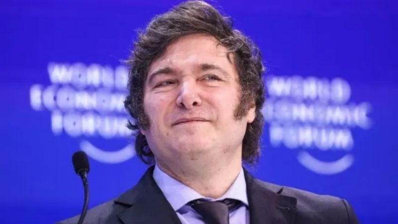 Furcios y frases repetidas de Milei en Davos