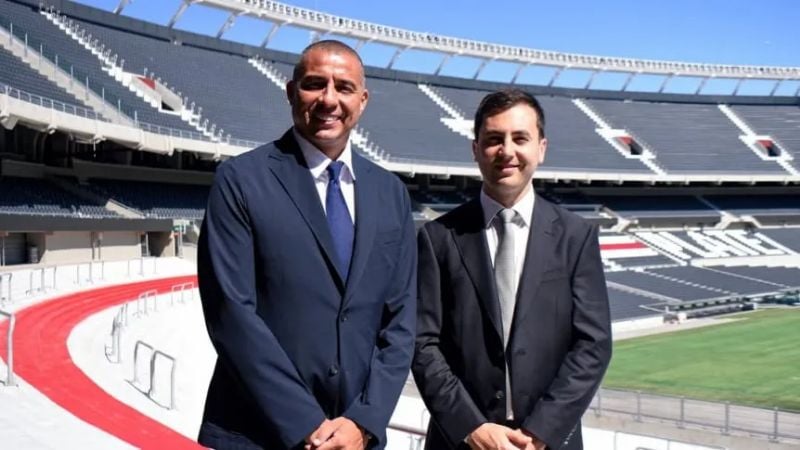 Trezeguet con funciones institucionales en River