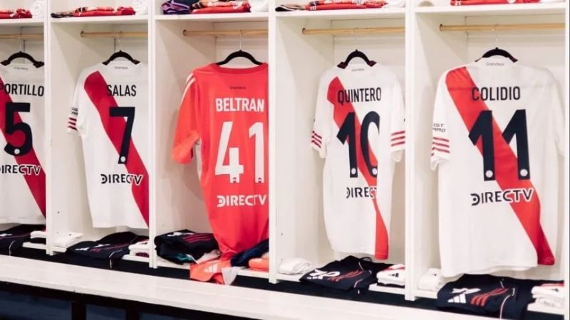 River presentó los dorsales de las camisetas en 2026