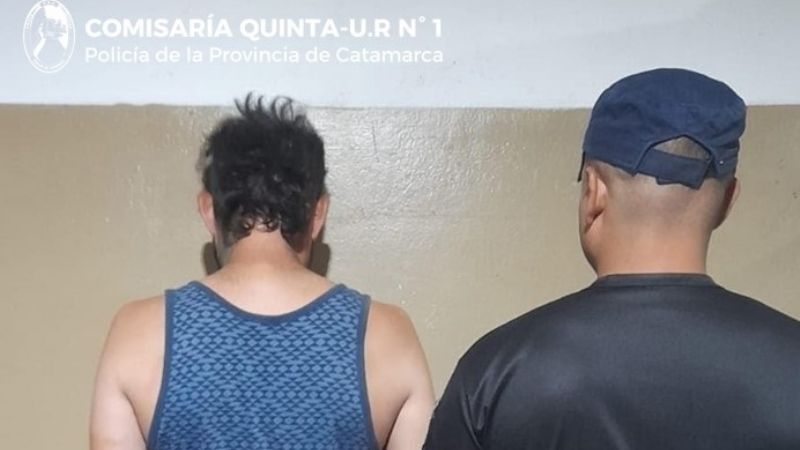 Detuvieron a un hombre acusado de agredir y amenazar a su madre con un arma blanca