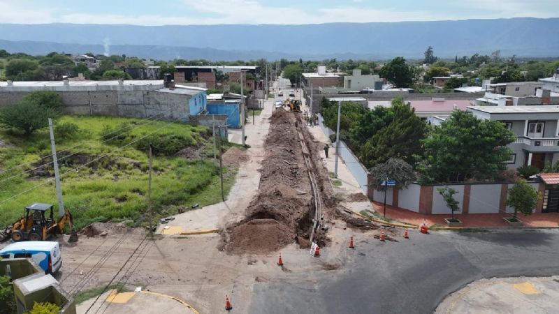Finalizó la reparación de cañería y se normaliza el servicio