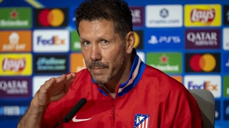 Simeone se calentó con un periodista, por Julián