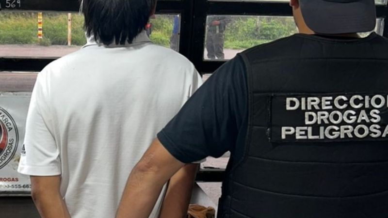 Incautan Marihuana y detienen a un joven en un puesto de control de Capayán