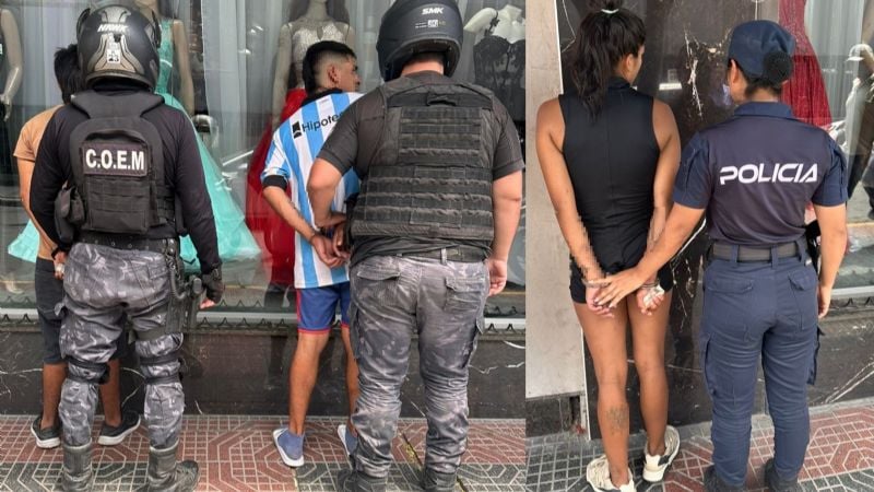 Tres personas fueron arrestadas por desorden en la vía pública