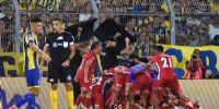 El eufórico festejo de Belgrano por el triunfo agónico en Arroyito, frente al Rosario Central de Di María.