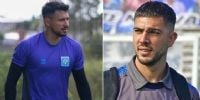 DOS DE LOS NUEVOS, el arquero Renzo Bacchia y defensa central Nicolás Morro.