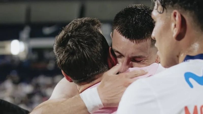Cantero se emocionó por la camiseta de Messi