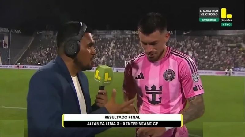 Cantero se emocionó por la camiseta de Messi