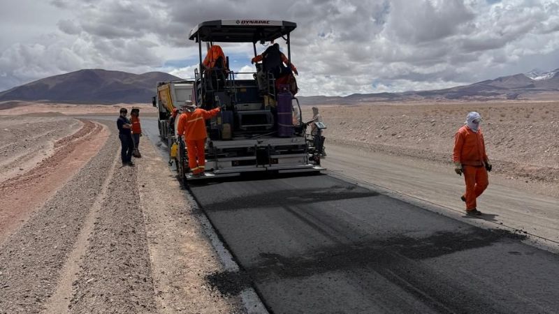 Continúan los trabajos en Ruta 43 para conectar Antofagasta y el límite con Salta