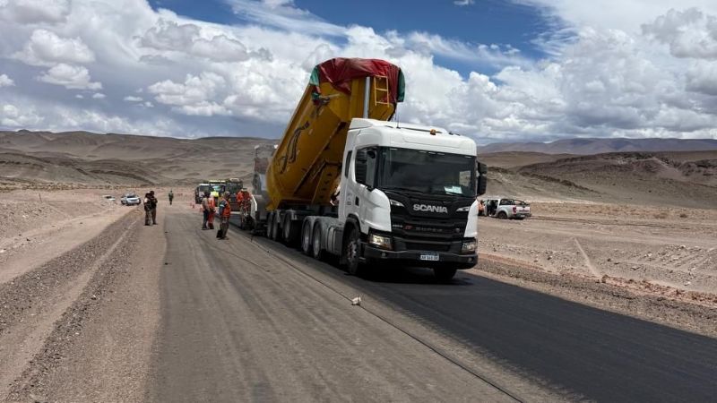Continúan los trabajos en Ruta 43 para conectar Antofagasta y el límite con Salta