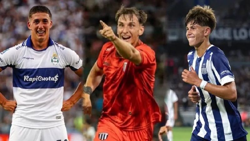 Tres juveniles la “rompieron” en la 1ra. fecha del Apertura