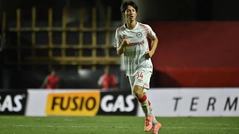 Ryoga Kida, el japonés que debutó en Argentinos Jrs.