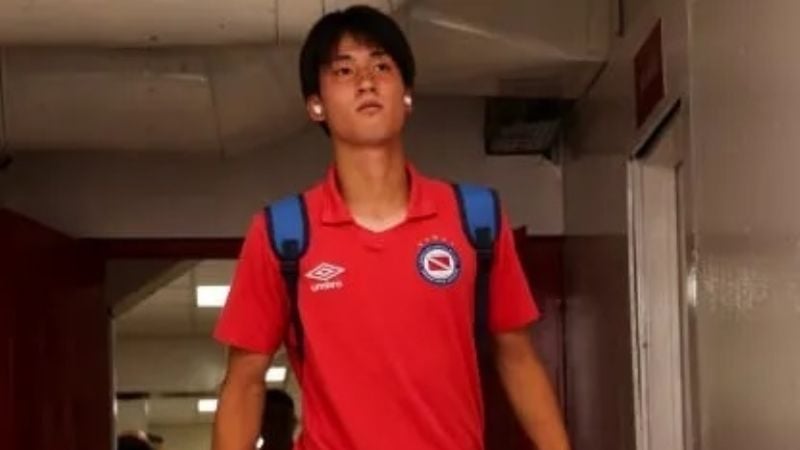 Ryoga Kida, el japonés que debutó en Argentinos Jrs.
