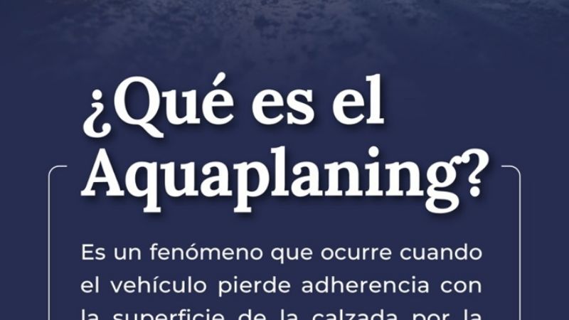 Por lluvia, transitar con precaución por RN 38
