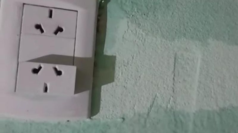 Bronca de vecinos en Los Castillo por graves fallas estructurales en viviendas