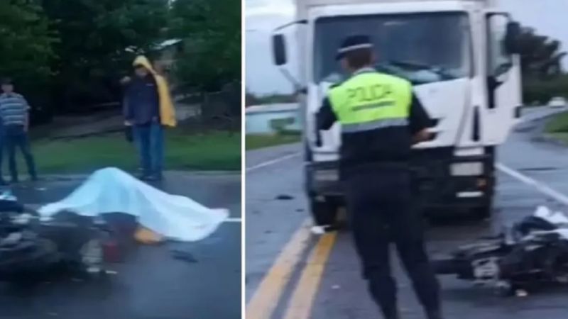 Tragedia vial en la Ruta 157: un motociclista murió tras chocar con un camión