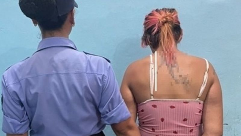 Mujer detenida por intentar ingresar a una vivienda con fines de robo