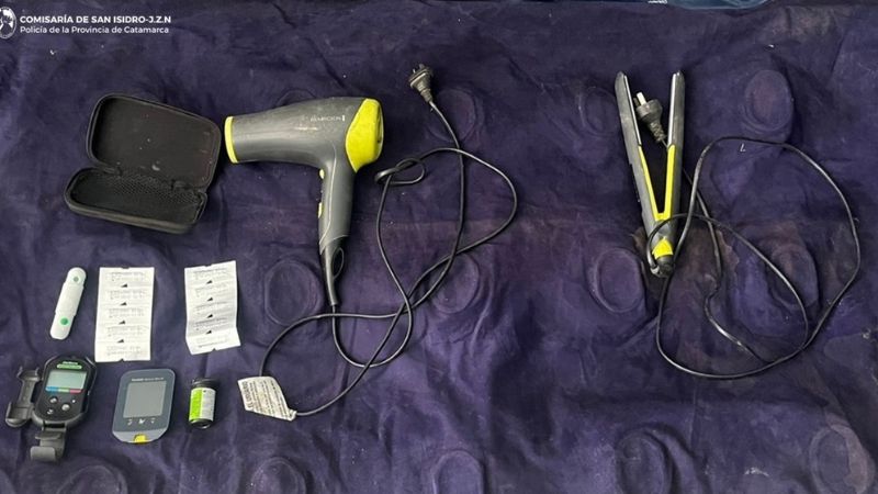 Personal policial recuperó elementos sustraídos en Valle Viejo