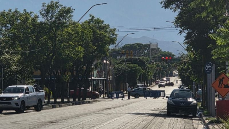 Por pavimentación, sigue la interrupción del tránsito en avenida Belgrano