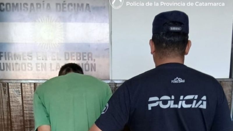 Intentó atacar a peatones con un cuchillo