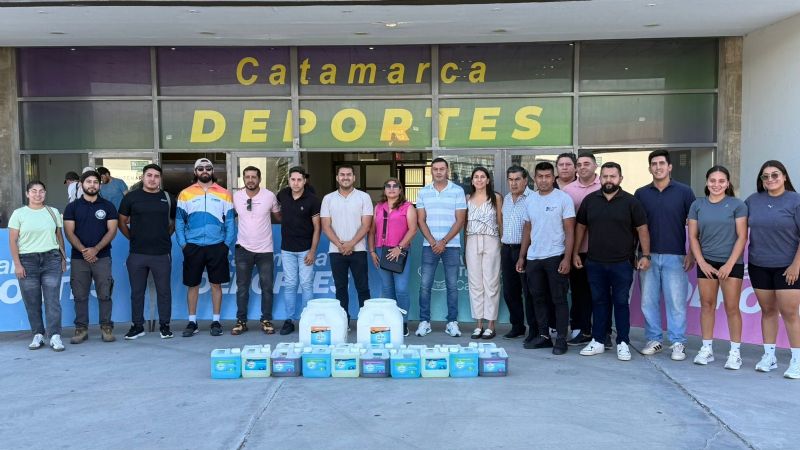 Deportes entregó suministros para las piletas de las Colonias de Verano