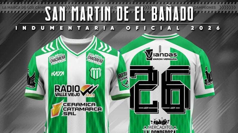 San Martín con nueva indumentaria para el Torneo Provincial 2026