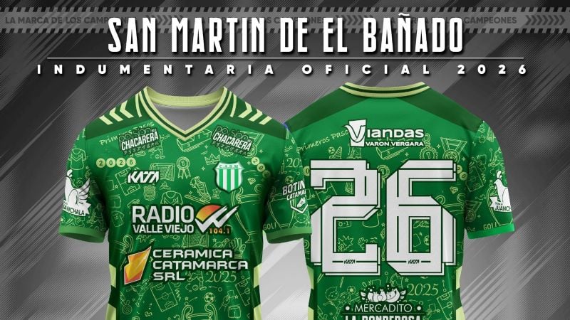 San Martín con nueva indumentaria para el Torneo Provincial 2026