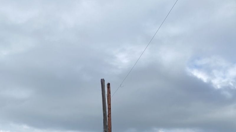 Rayo daña línea en Las Piedras Blancas y peligra la realización de un festival