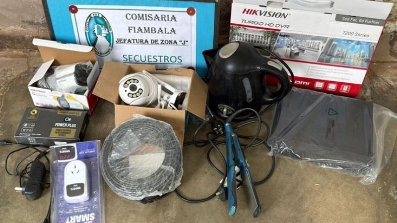 Policías recuperaron elementos sustraídos en Fiambalá