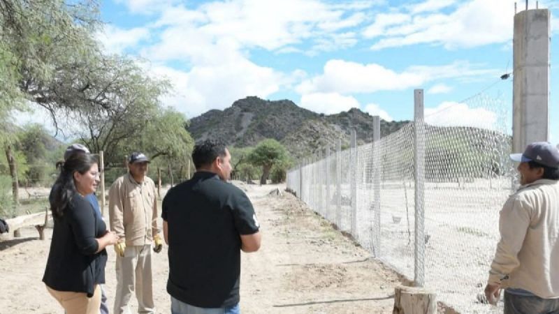 La intendenta Erica Inga supervisó obras de infraestructura en clubes de Santa María