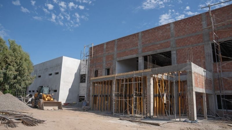 Avanza la construcción del Polideportivo de Valle Viejo