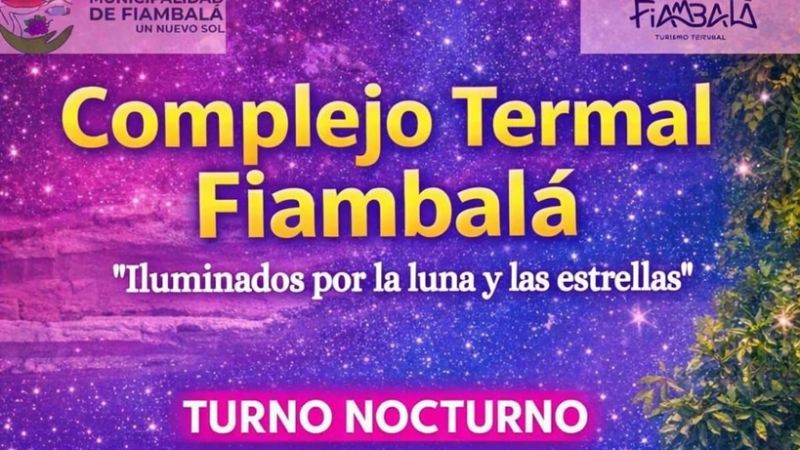 Nueva propuesta para vivir las termas de noche