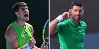 Carlos Alcaraz y Novak Djokovic se medirán por primera vez en la final del Australian Open. 