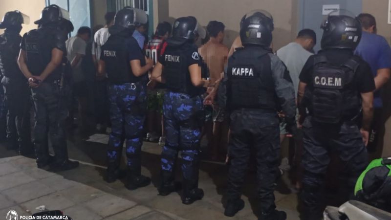 Arrestaron a 14 personas en operativos vehiculares