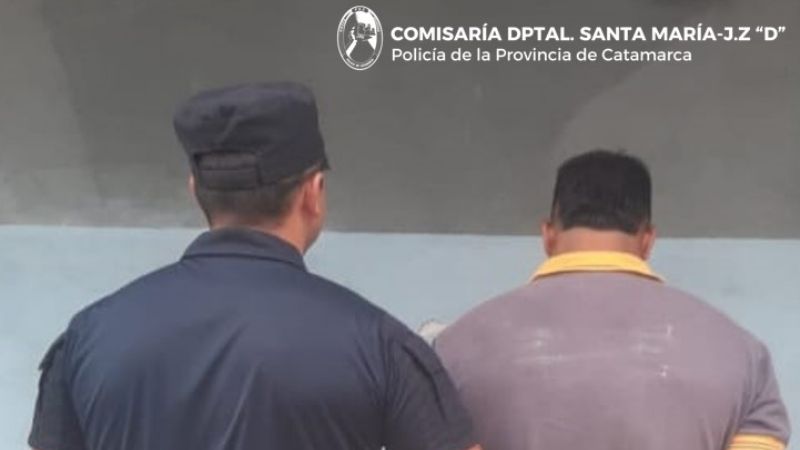 Santa María: arrestan a un hombre requerido por una causa de hurto