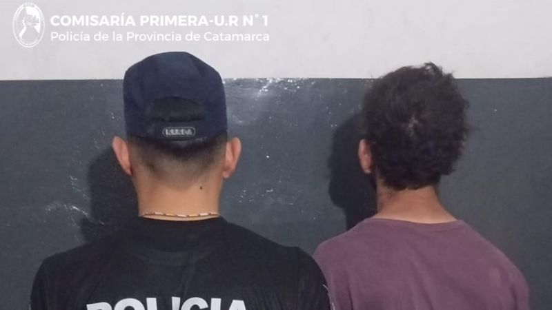 Arrestan a un hombre por causar desorden en pleno centro capitalino
