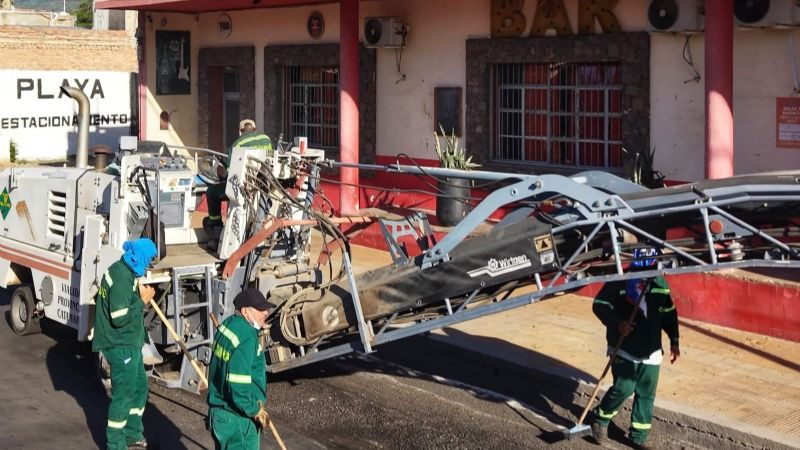 Atención: Iniciaron las tareas de fresado en avenida Belgrano
